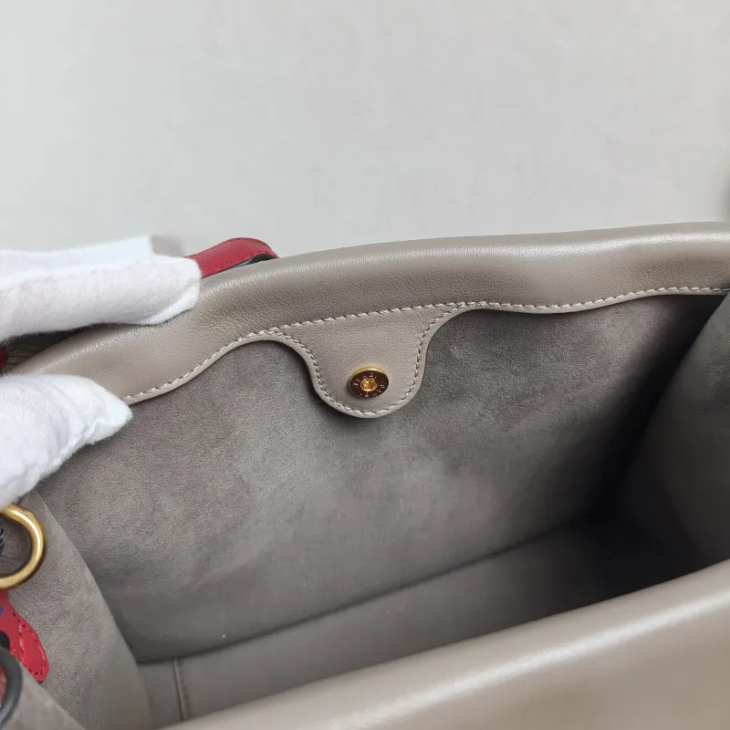 FENDI Crossbody Bag Top Handle Shoulder Crossbody Bag Colorblock Calfskin One Size 25 × 12 × 19.5 cm — detail view 10 of 11