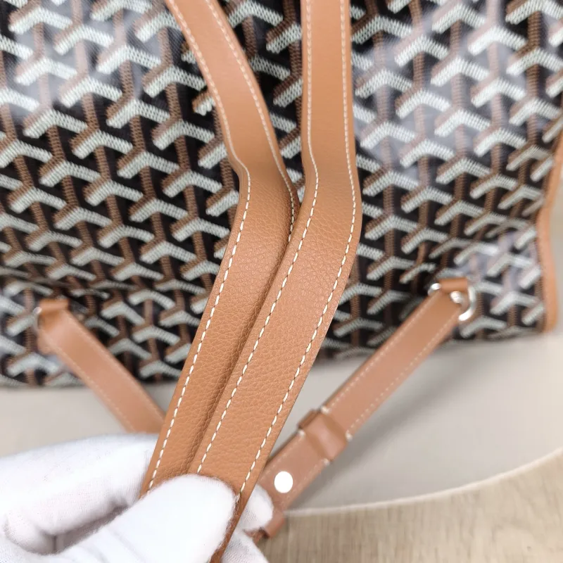 GOYARD Backpack SAINT LEGER Backpack Brown PVC One Size 34 × 15 × 37 cm — detail view 3 of 11