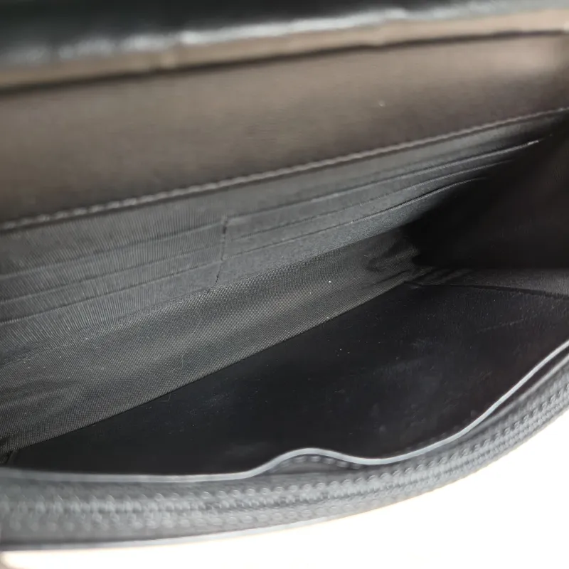 Chanel Crossbody Bag Le Boy​ WOC Black Lambskinmini19.2 × 3.5 × 12.3 cm — detail view 8 of 11