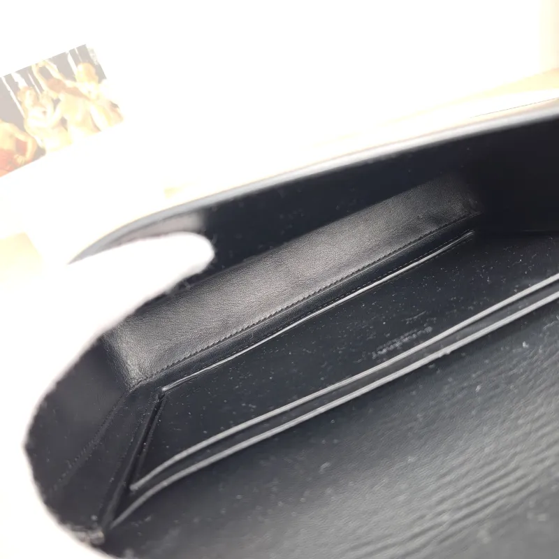 BURBERRY Shoulder Bag Shoulder Bag Black Calfskin One Size 26 × 7 × 20 cm — detail view 4 of 12