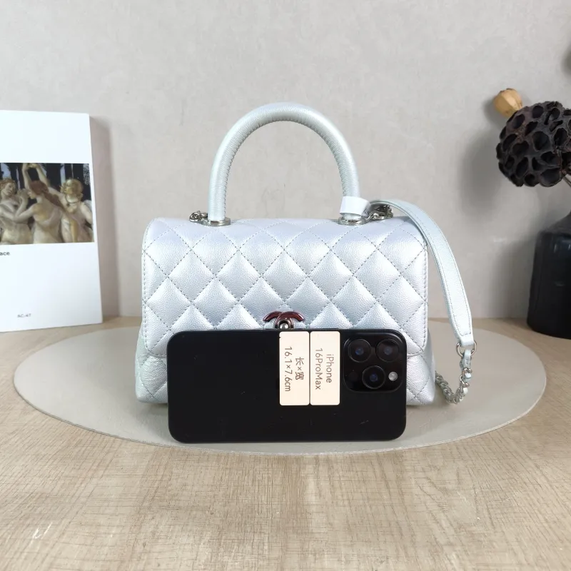 Chanel Top Handle Bag Coco Handle C Grained Calfskin Small 24 × 10 × 14 cm — cover view 5 of 6
