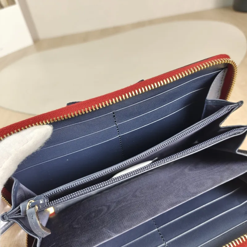 GUCCI Wallet Wallet Blue Monogram PVC 19 × 2.5 × 10 cm — detail view 3 of 9