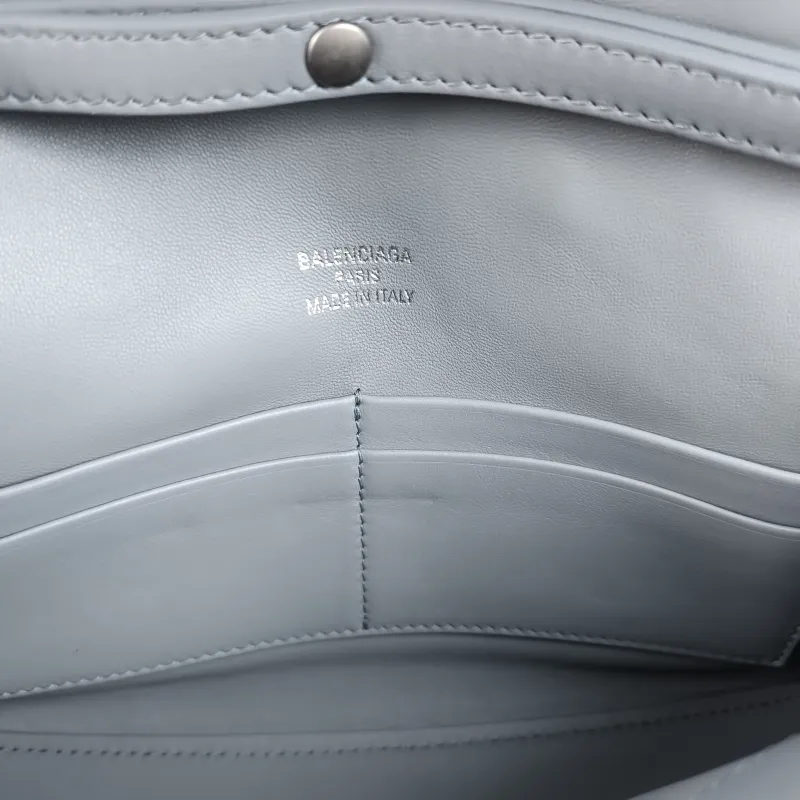 BALENCIAGA Crossbody Bag bel air Top Handle Crossbody Bag Grey Calfskin 27 × 5 × 14 cm — detail view 7 of 11