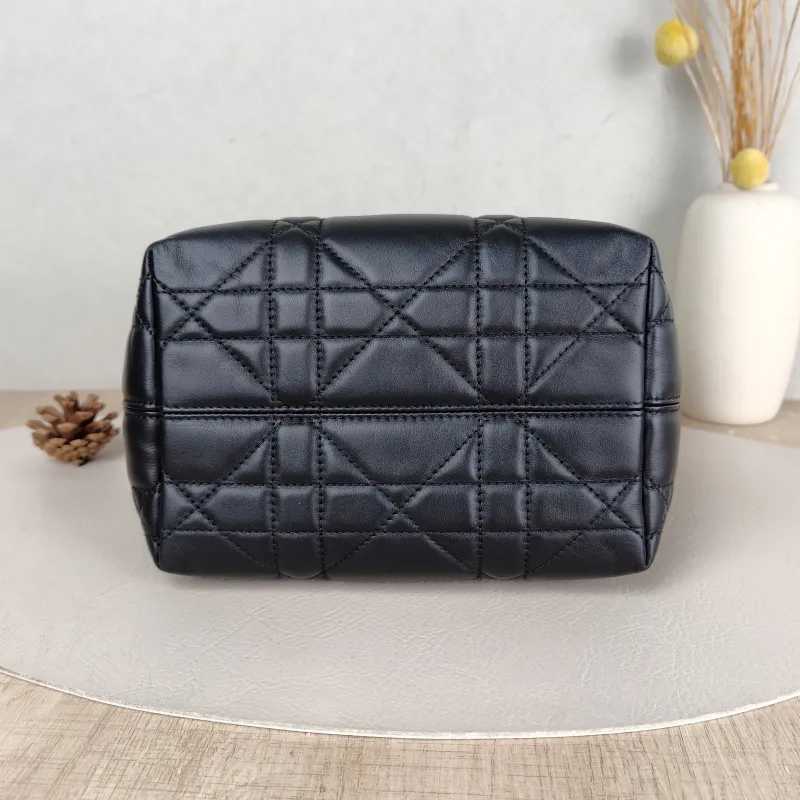 DIOR Shoulder Bag TOUJOURS Edition Black Calfskin Small 18.5 × 12 × 18.5 cm — cover view 2 of 6