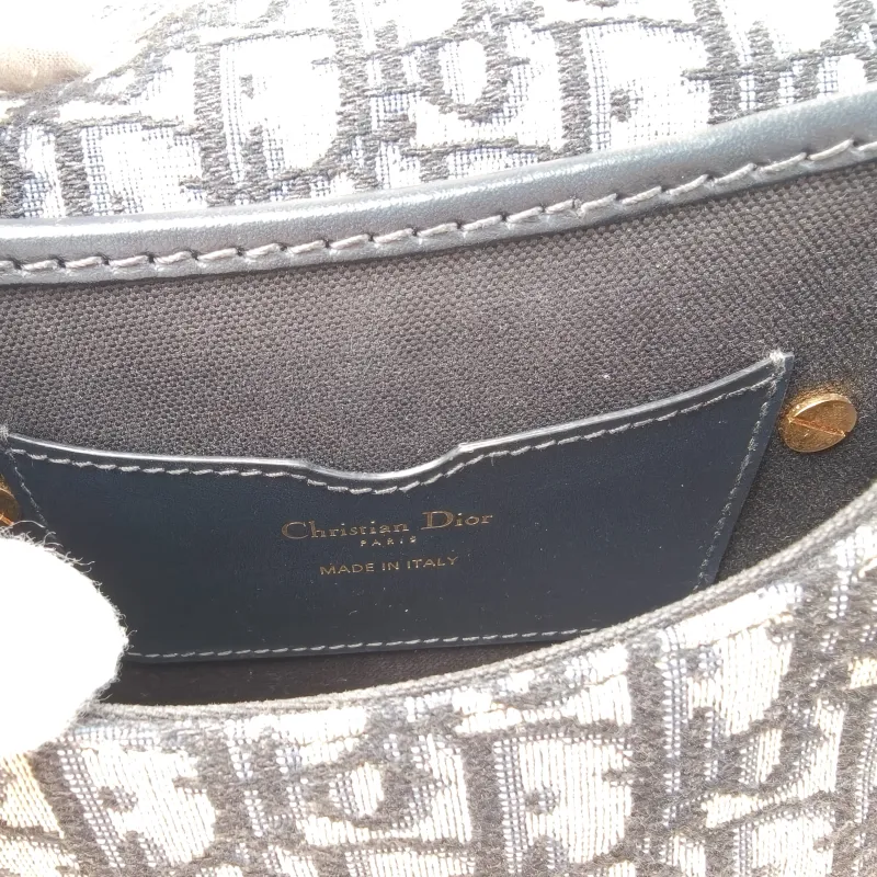 DIOR Crossbody Bag Bobby Blue Canvas Small18 × 5 × 14 cm — detail view 7 of 17