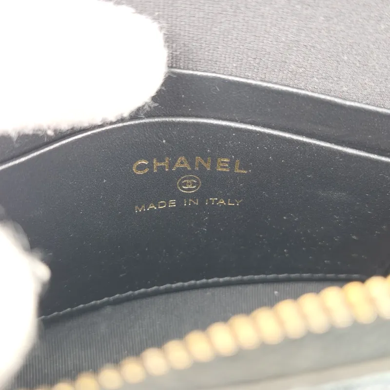 Chanel Crossbody Bag Crossbody Bag Black Waxed Leather One Size 17 × 7 × 10.5 cm — detail view 10 of 11