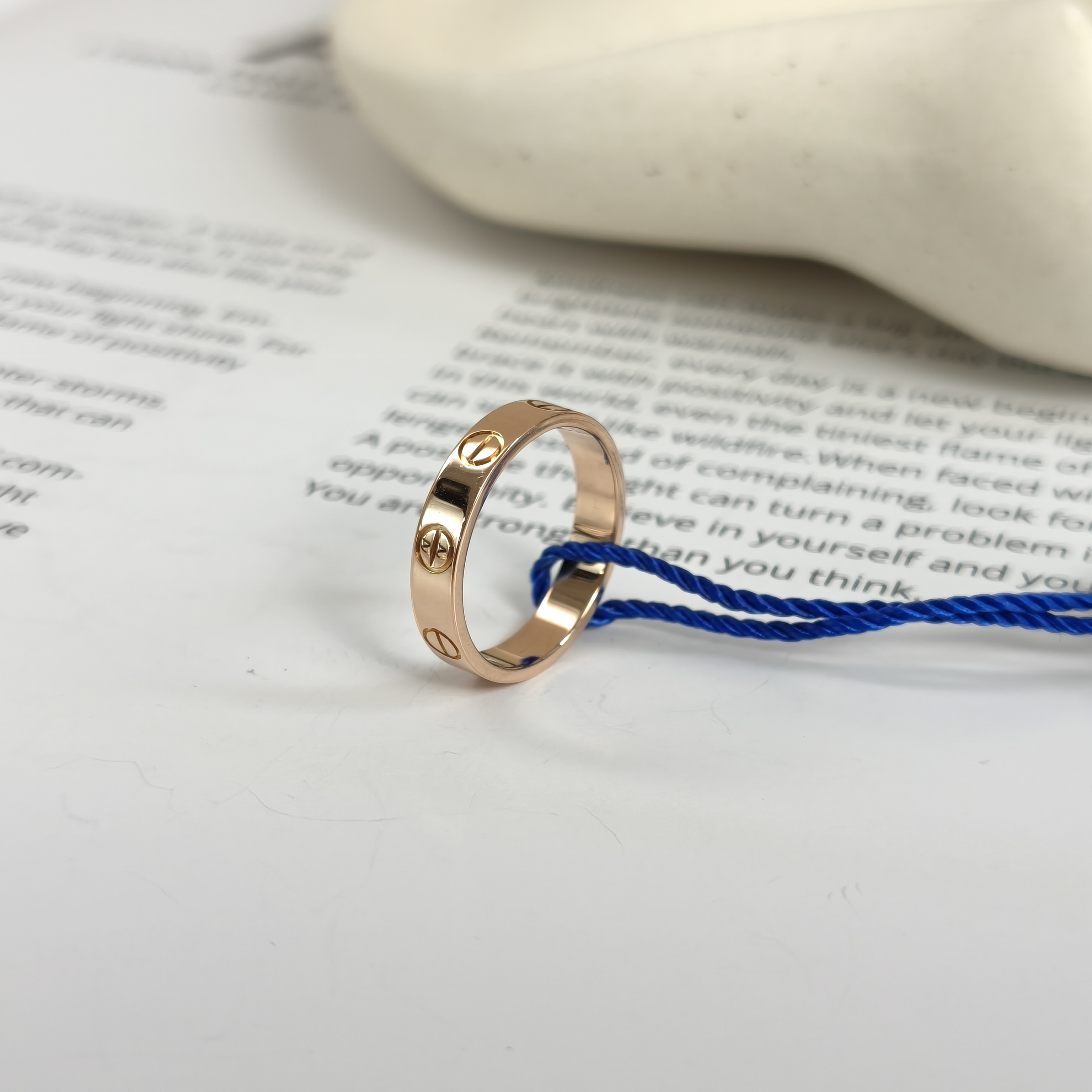 CARTIER Ring Love Collection Ring Rose Gold 18KR ose Gold3.6 Small49 — cover view 10 of 11