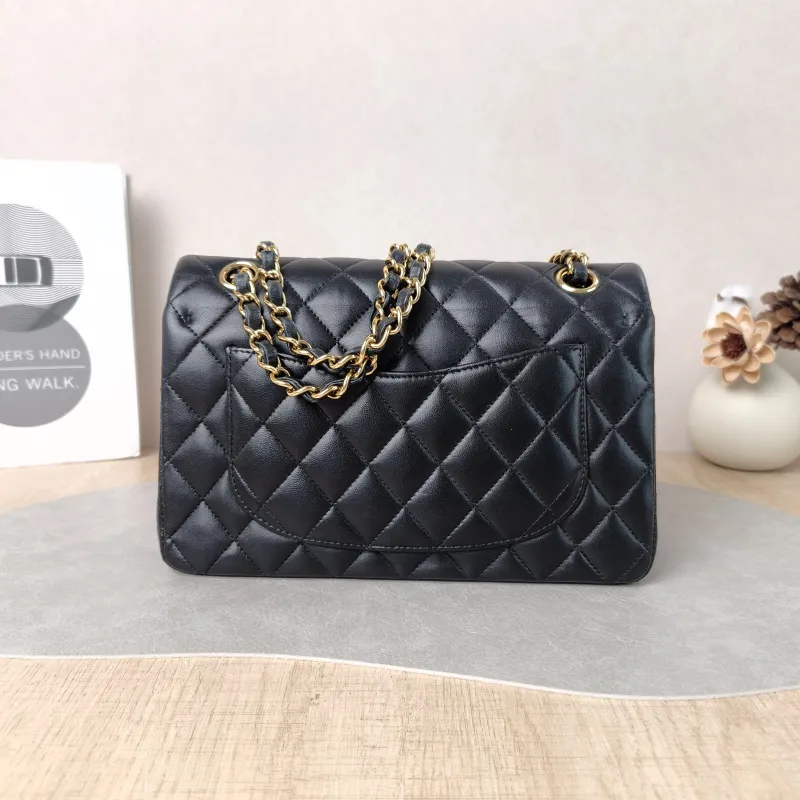 Chanel Crossbody Bag Classic Flap CF Black Lambskin Small23 × 6 × 14.5 cm — cover view 4 of 5