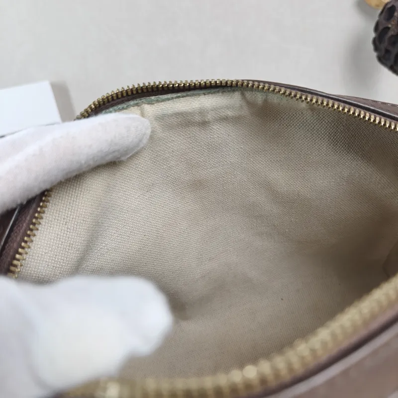 GUCCI Top Handle Bag Ophidia Monogram PVC Medium 25 × 14 × 17 cm — detail view 6 of 11