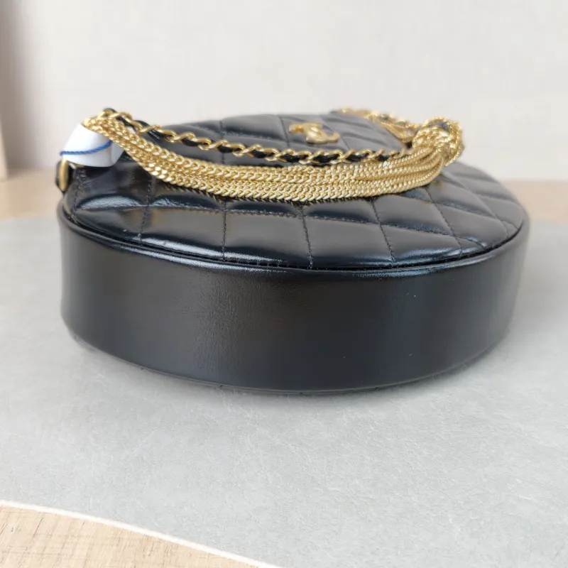 Chanel Top Handle Bag Black Calfskin One Size 19 × 4 × 11 cm — detail view 12 of 12