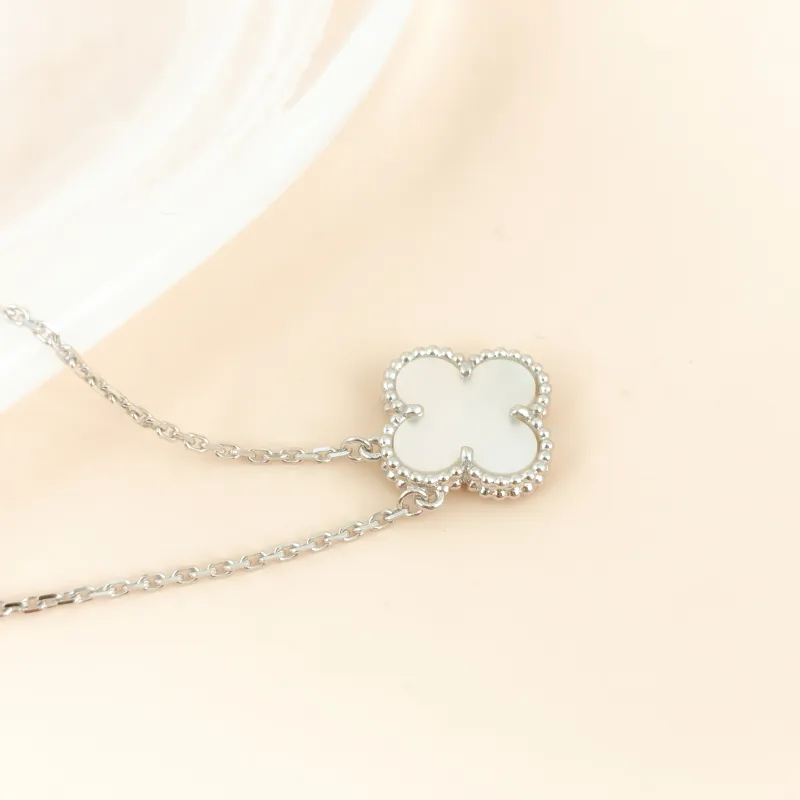 Van Cleef & Arpels Necklace Alhambra Alhambra Collection Necklace White Mother-of-Pearl Pearl · White Mother-of-Pearl 18KW hite Gold Vintage Small… — cover view 10 of 10