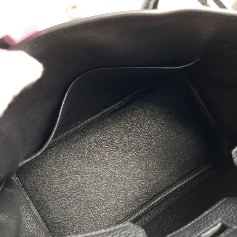 Hermès Top Handle Bag Birkin 25 Silver-Tone Hardware 89Black Silver-Tone Hardware Togo Calfskin Small 25 × 13 × 20 cm G — detail view 2 of 11