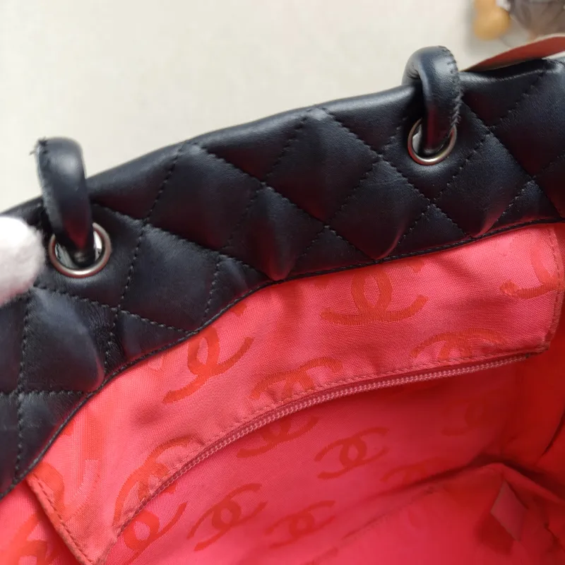 Chanel Shoulder Bag Cambon Basket Black Calfskin Small 20 × 12 × 24 cm 10 — detail view 2 of 11