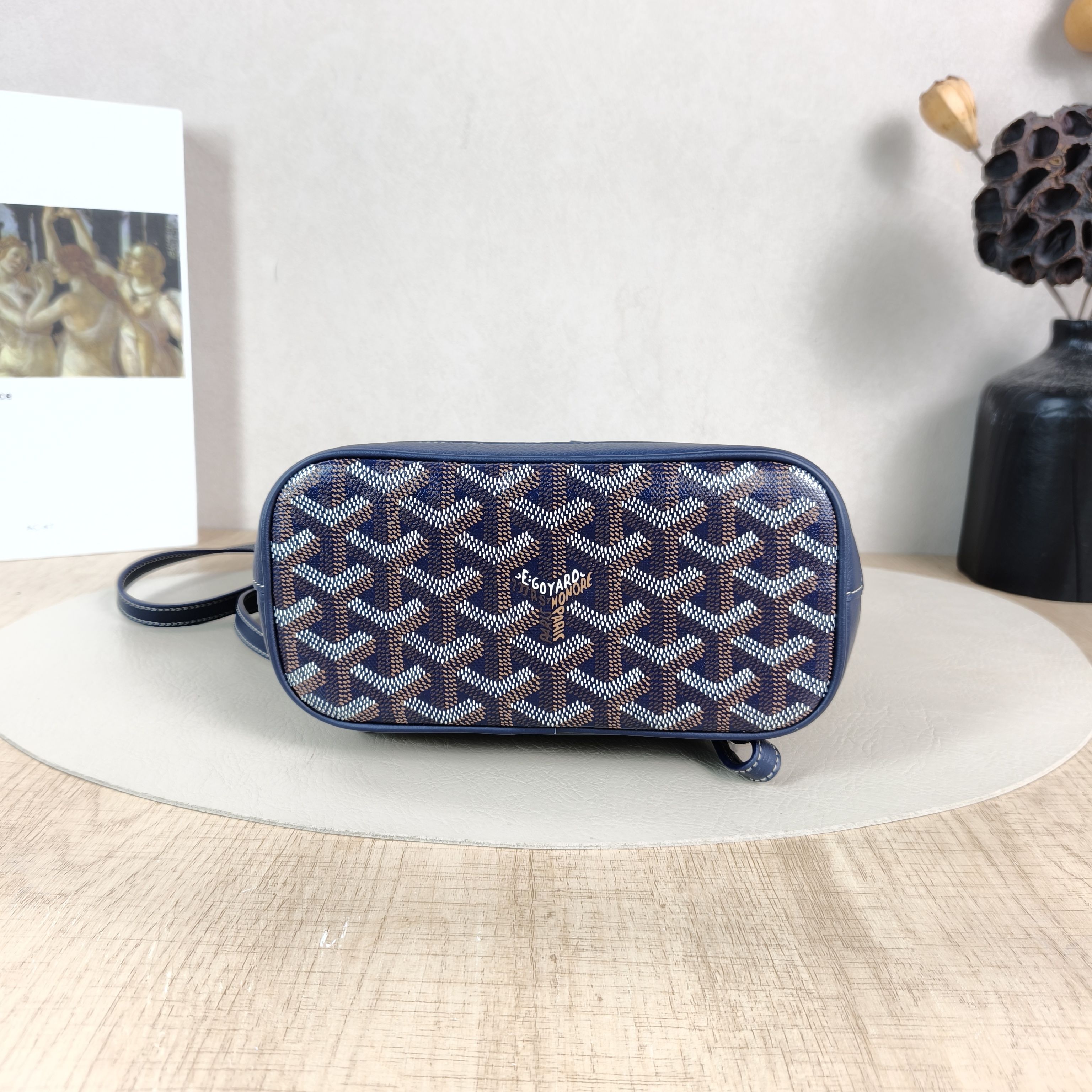 GOYARD Backpack ALPIN Backpack Blue PV Cmini19 × 9.5 × 23 cm — cover view 2 of 5