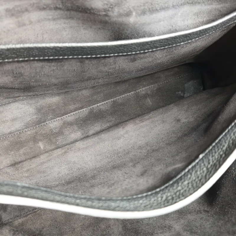 CELINE Shoulder Bag Soft 16Shoulder Bag Black Calfskin Medium 32 × 15 × 24 cm — detail view 11 of 11