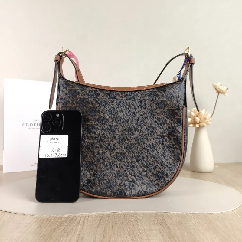 CELINE Shoulder Bag HELOISE TRIOMPHE Monogram PVC Small 24 × 7 × 21 cm — cover view 3 of 5