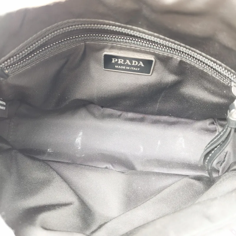 PRADA Crossbody Bag Messenger Bag Crossbody Bag Black Nylon One Size 23 × 8.5 × 17 cm — detail view 6 of 11