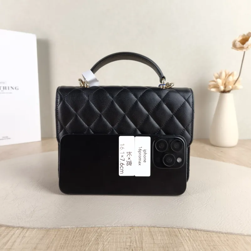 Chanel Backpack 25k Backpack Black Lambskin One Size 18.2 × 5 × 14 cm — cover view 6 of 6