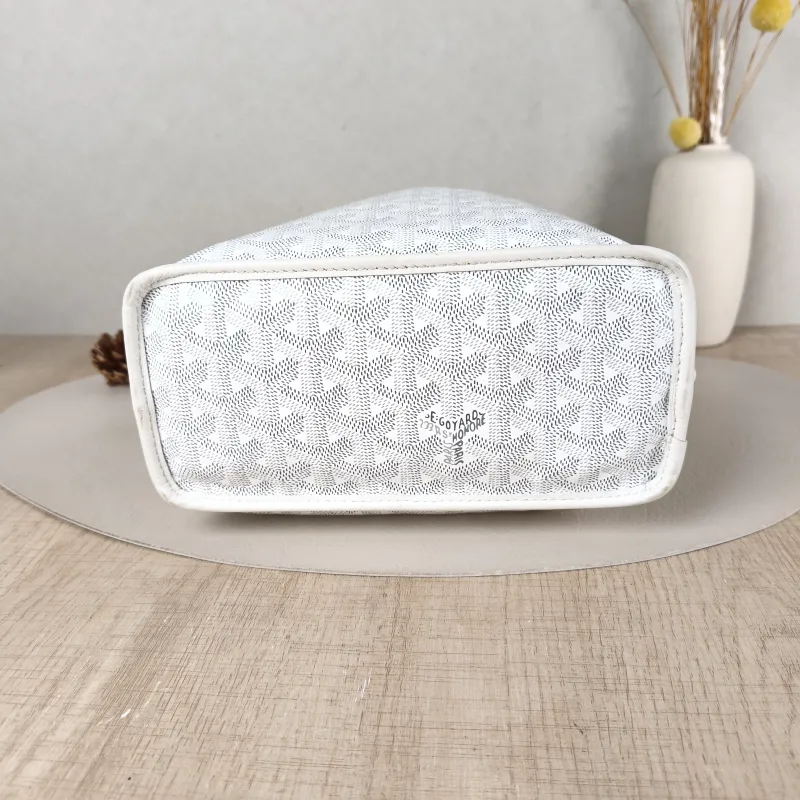GOYARD Top Handle Bag ANJOU Shopping Tote White PV Cmini19.5 × 9 × 19.5 cm — cover view 4 of 5