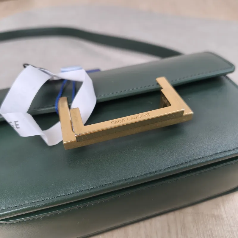 SAINT LAURENT Shoulder Bag Shoulder Bag Green Calfskin16.5 × 5 × 8.5 cm — detail view 13 of 17