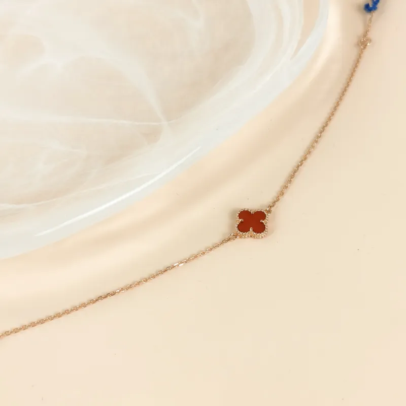 Van Cleef & Arpels Bracelet Alhambra Alhambra Collection Single-Motif Bracelet 18KR ose Gold Sweet Mini 0.95 × 0.95 × 16.5 cm — cover view 7 of 7