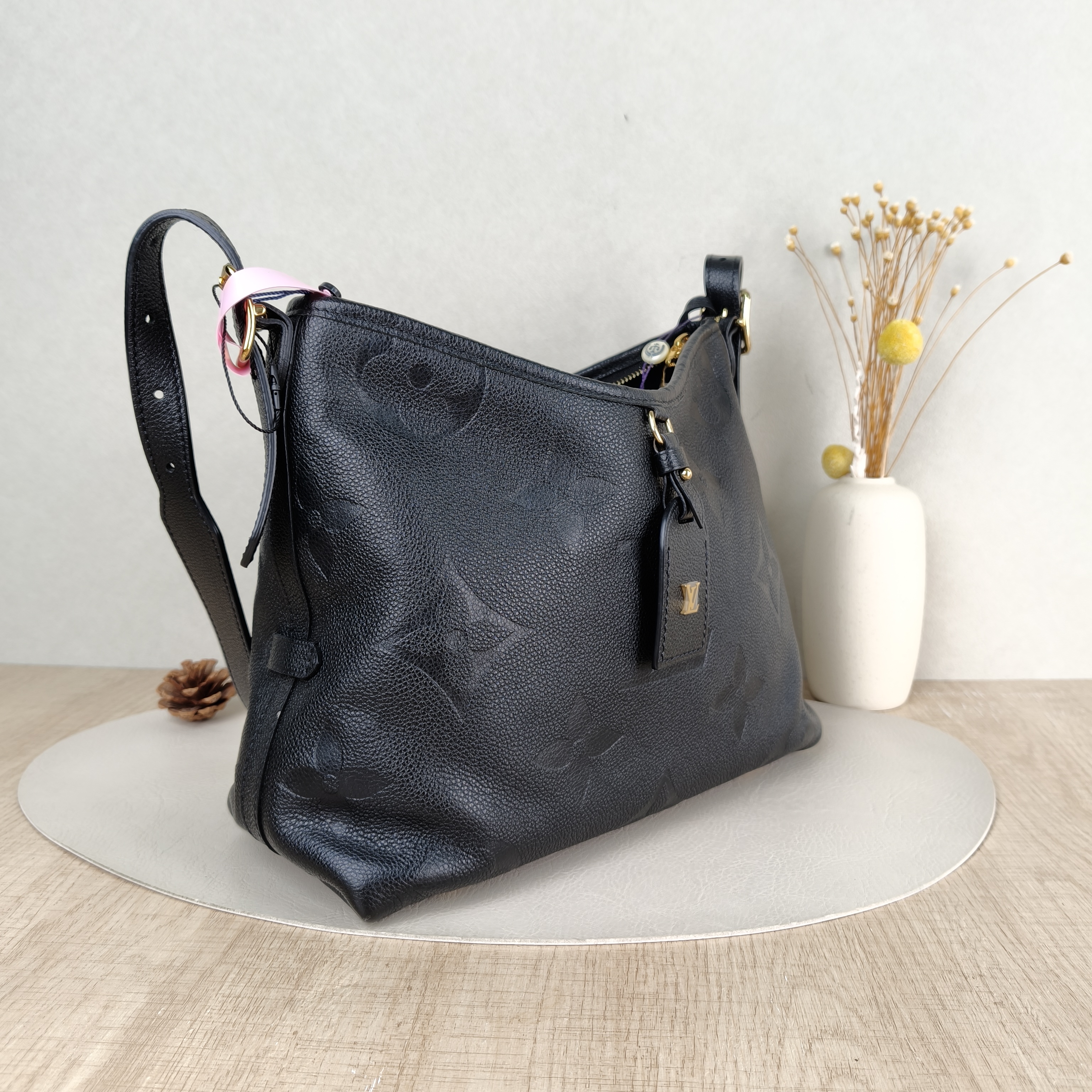 Louis Vuitton Crossbody Bag Carryall Black Calfskin Small29.5 × 12 × 24 cm — cover view 2 of 5