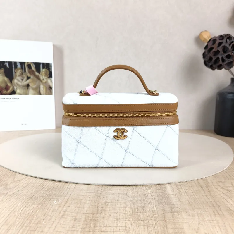 Chanel Crossbody Bag coco-beach Collection lp Blue One Size 19.5 × 5 × 17 cm