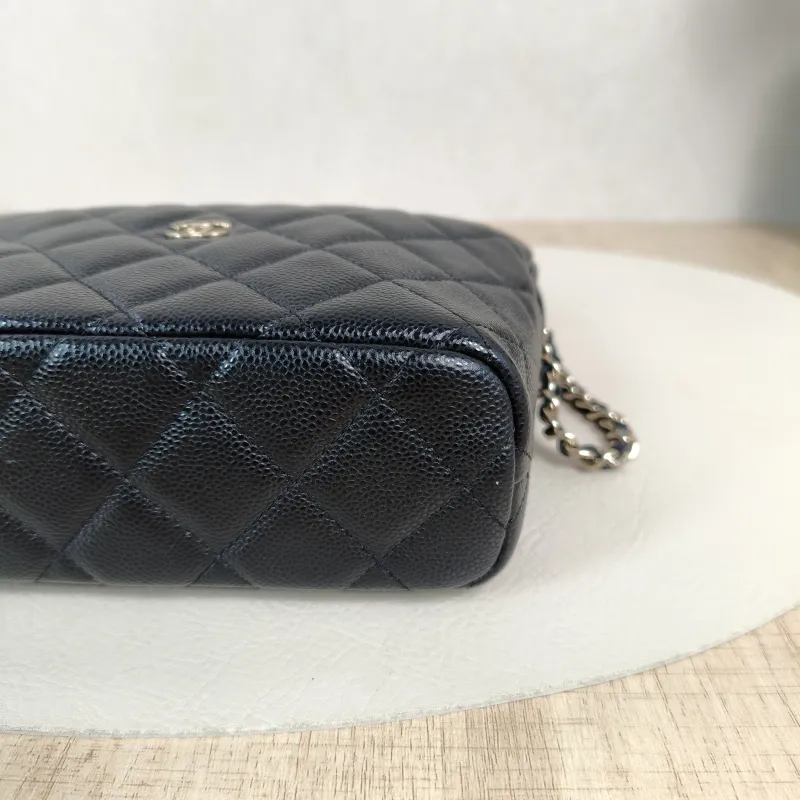 Chanel Crossbody Bag25c Vanity Case Bag Black Grained Calfskin One Size21.5 × 7.5 × 19 cm — detail view 7 of 12