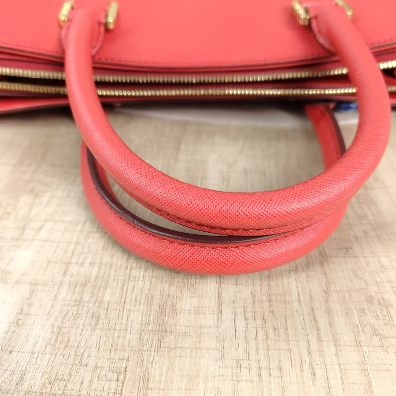 MCM Shoulder Bag Tote Bag Red Canvas 31 × 10 × 19 cm — detail view 6 of 12
