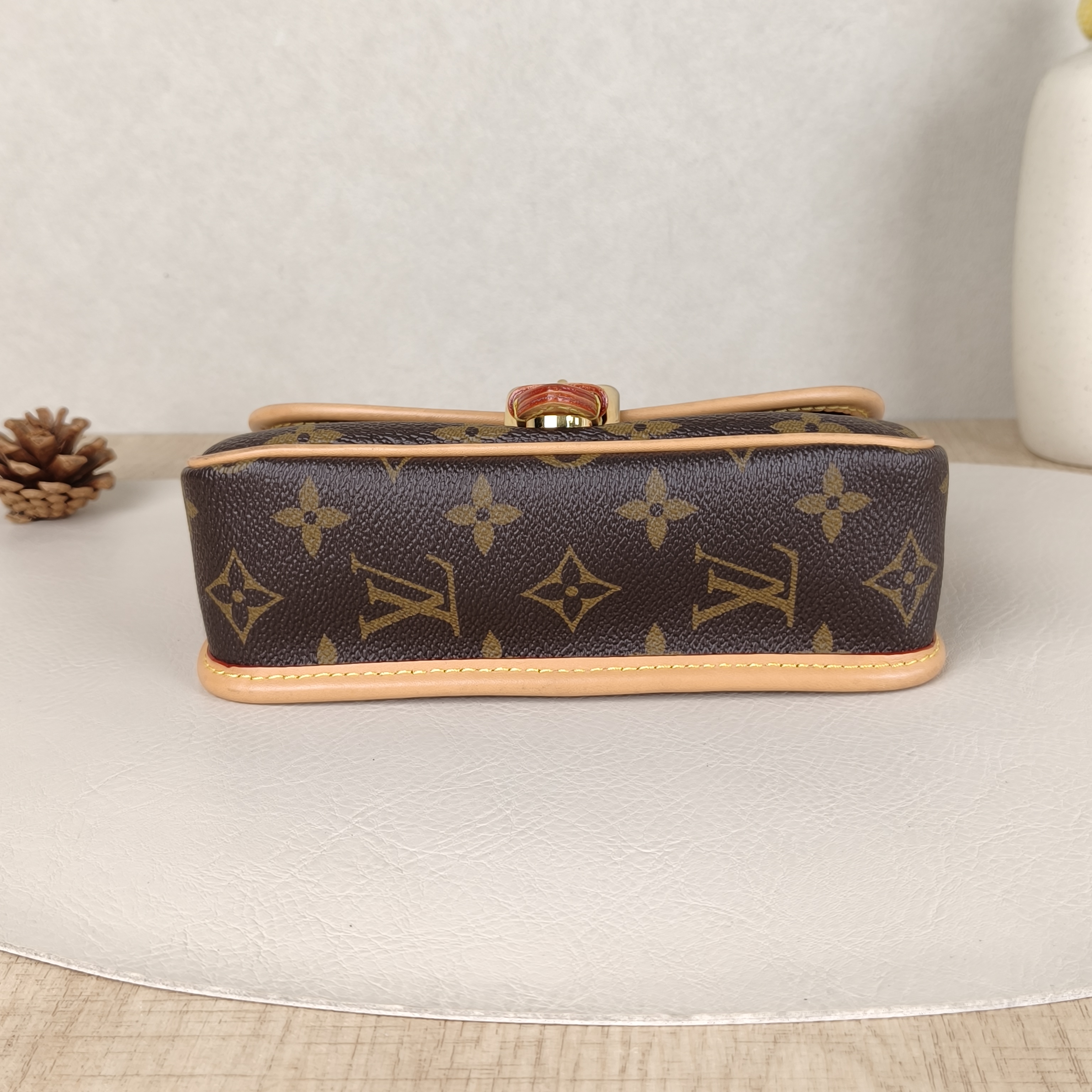 Louis Vuitton Crossbody Bag Diane Baguette Bag Monogram PV Cnano19 × 6 × 10.5 cm — cover view 4 of 6