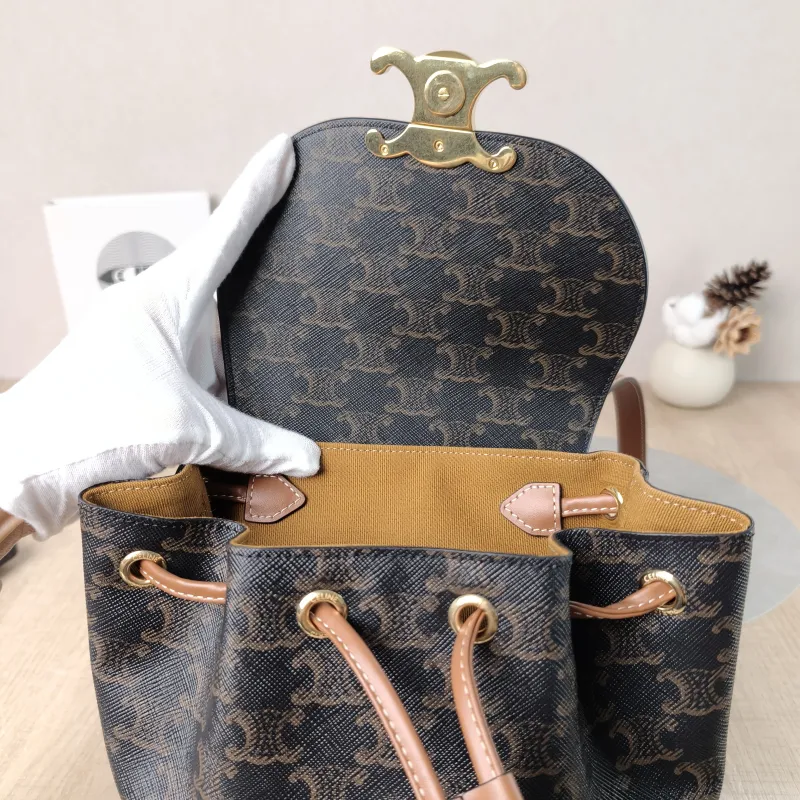 CELINE Backpack BONNIE Backpack Monogram PVC One Size 18 × 13 × 25 cm — detail view 2 of 12
