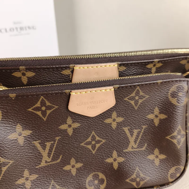 Louis Vuitton Crossbody Bag Multi Pochette Accessoires Shoulder Strap PVC Small 24 × 4 × 13.5 cm — detail view 5 of 10