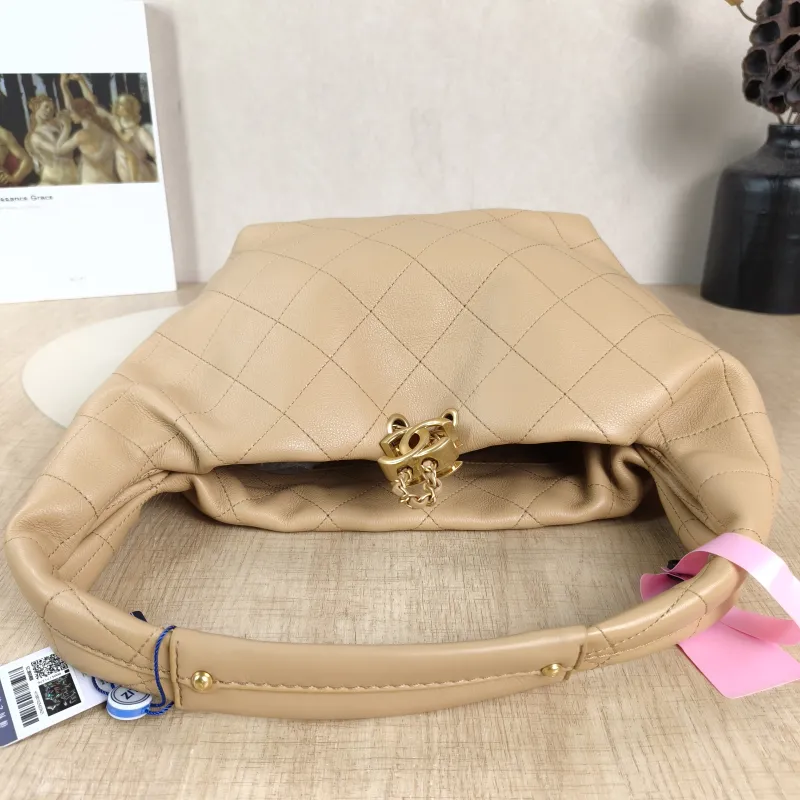 Chanel Crossbody Bag26c Taupe Calfskin One Size32 × 12 × 24 cm — detail view 10 of 10