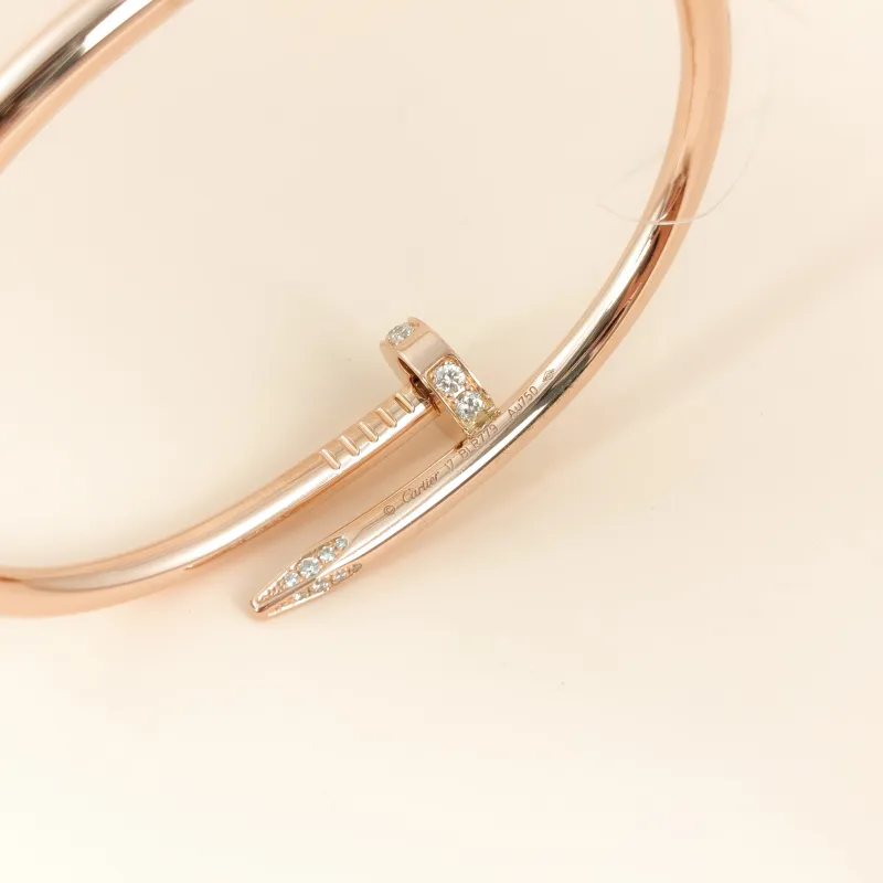 CARTIER Bangle Juste un Clou Bangle Rose Gold Diamond18KR ose Gold Edition 17 — cover view 6 of 8