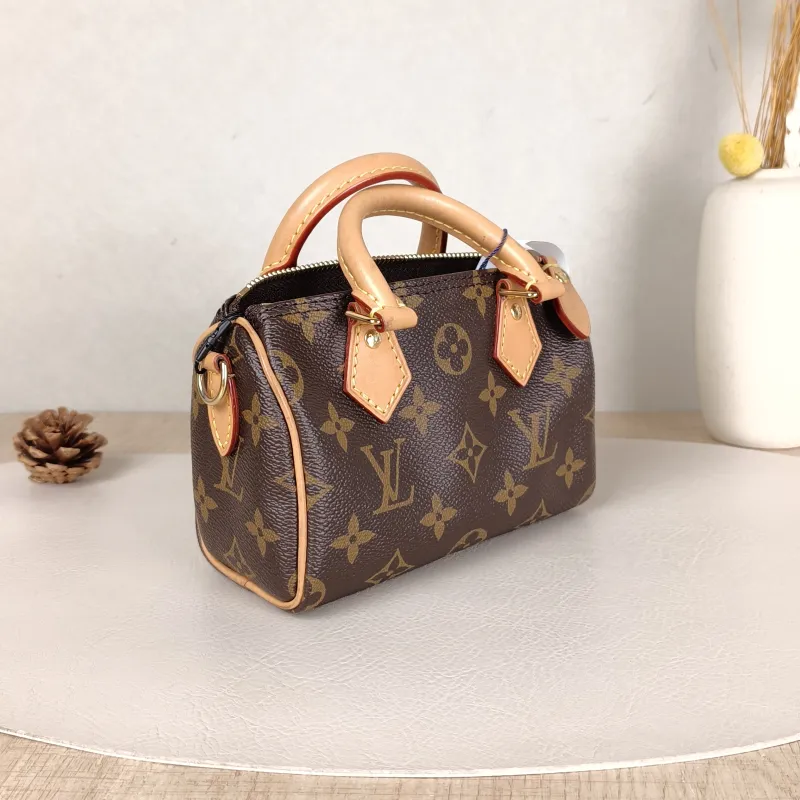 Louis Vuitton Crossbody Bag Speedy Nano Shoulder Strap PV Cnano16 × 7.5 × 10 cm — cover view 5 of 5