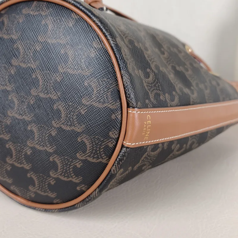 CELINE Crossbody Bag Triomphe Bucket Bag Monogram PVC Small 14 × 14 × 21 cm — detail view 1 of 8