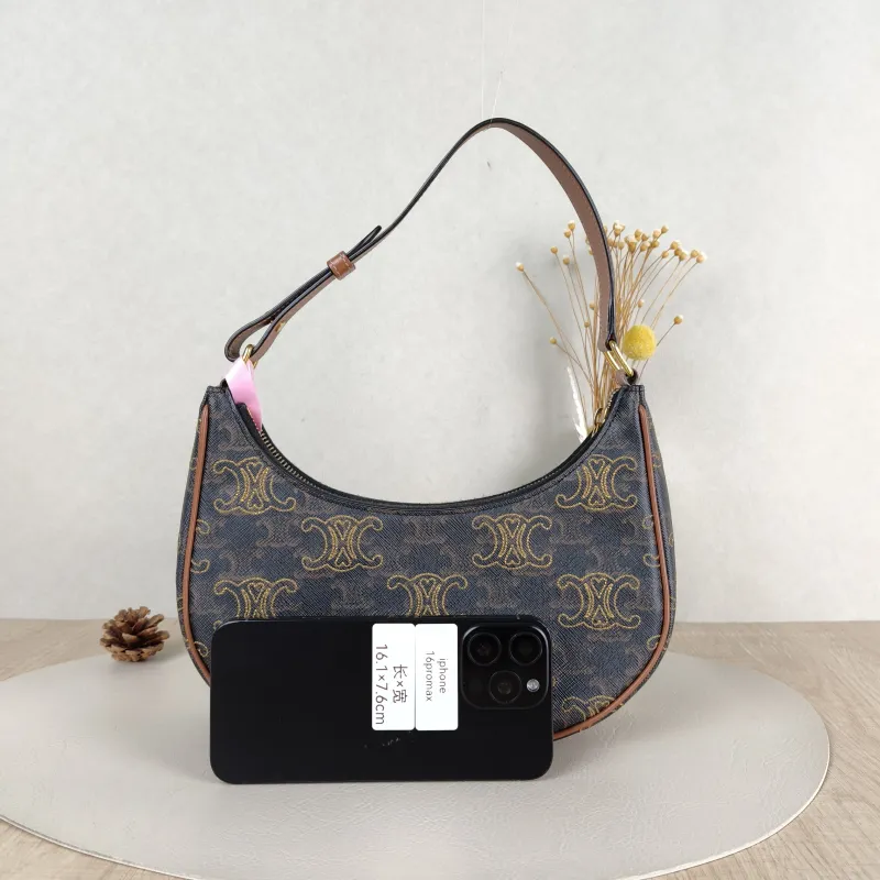 CELINE Shoulder Bag AVA Embroidered Edition PVC 23 × 6 × 13.5 cm — cover view 3 of 5