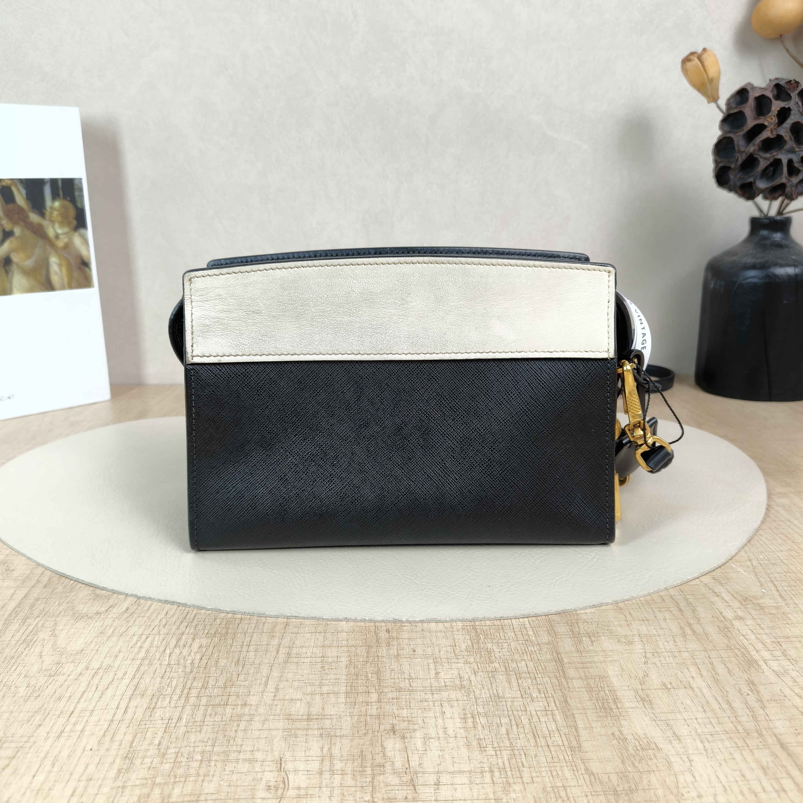 PRADA Crossbody Bag Messenger Bag Crossbody Bag Colorblock Calfskin One Size21.5 × 8 × 15 cm — cover view 4 of 5
