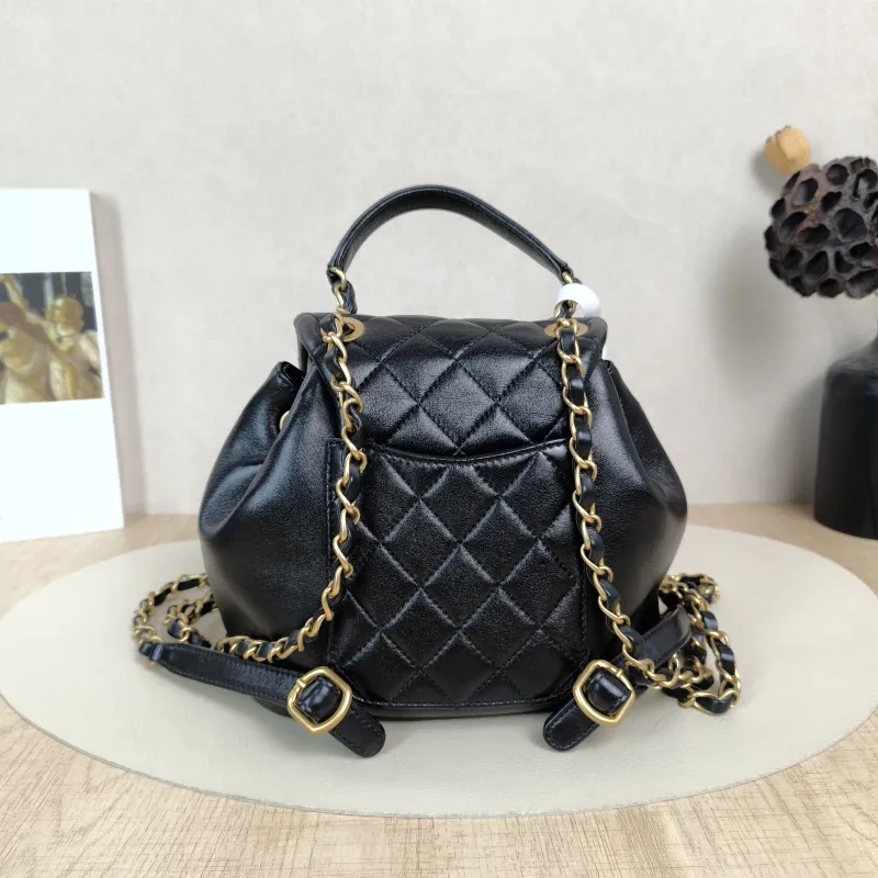 Chanel Crossbody Bag23k Backpack Black Lambskin One Size23 × 12 × 20 cm — cover view 2 of 5