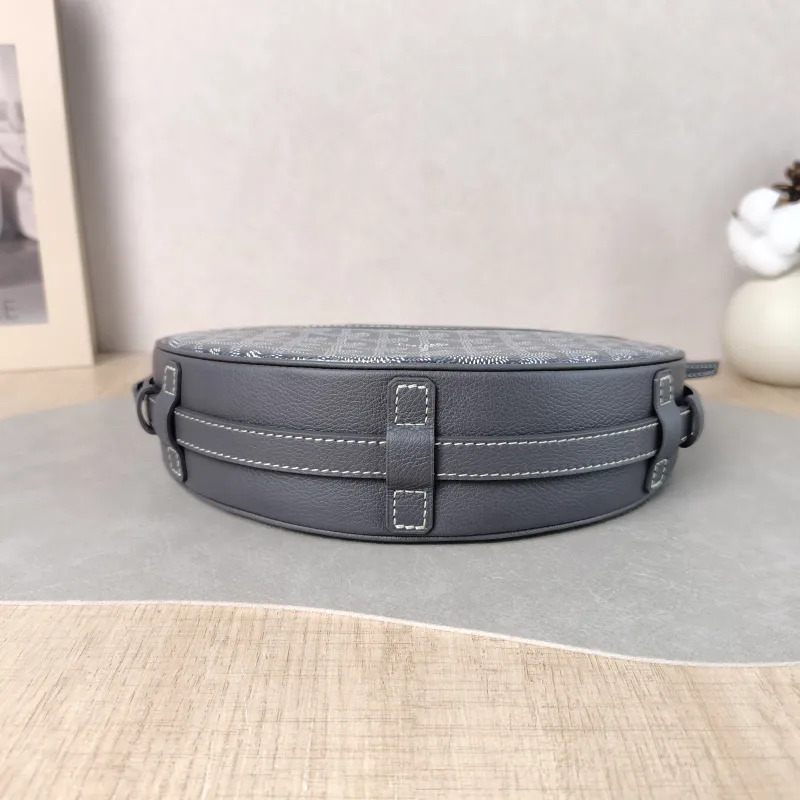 GOYARD Crossbody Bag Hirondelle Grey ine Canvas One Size 25 × 6 × 17 cm — cover view 3 of 6