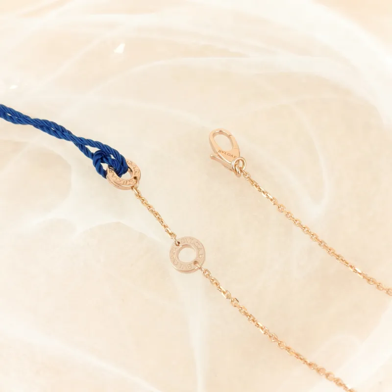 Bvlgari Necklace DIVAS’ DREAM Collection Pearl White Mother-of-Pearl 18KR ose Gold Diamond Medium 43cm — cover view 2 of 9