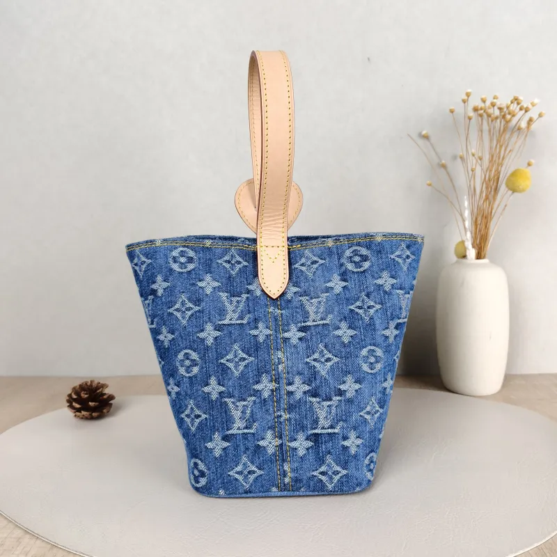 Louis Vuitton Top Handle Bag ALL IN BB Blue BB16 × 12 × 18 cm — cover view 3 of 5