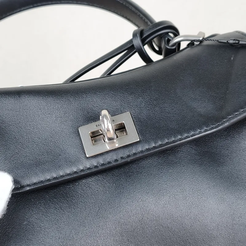 BALENCIAGA Crossbody Bag RODEO Black CC alfskin Mini 23 × 10 × 17 cm — detail view 6 of 13