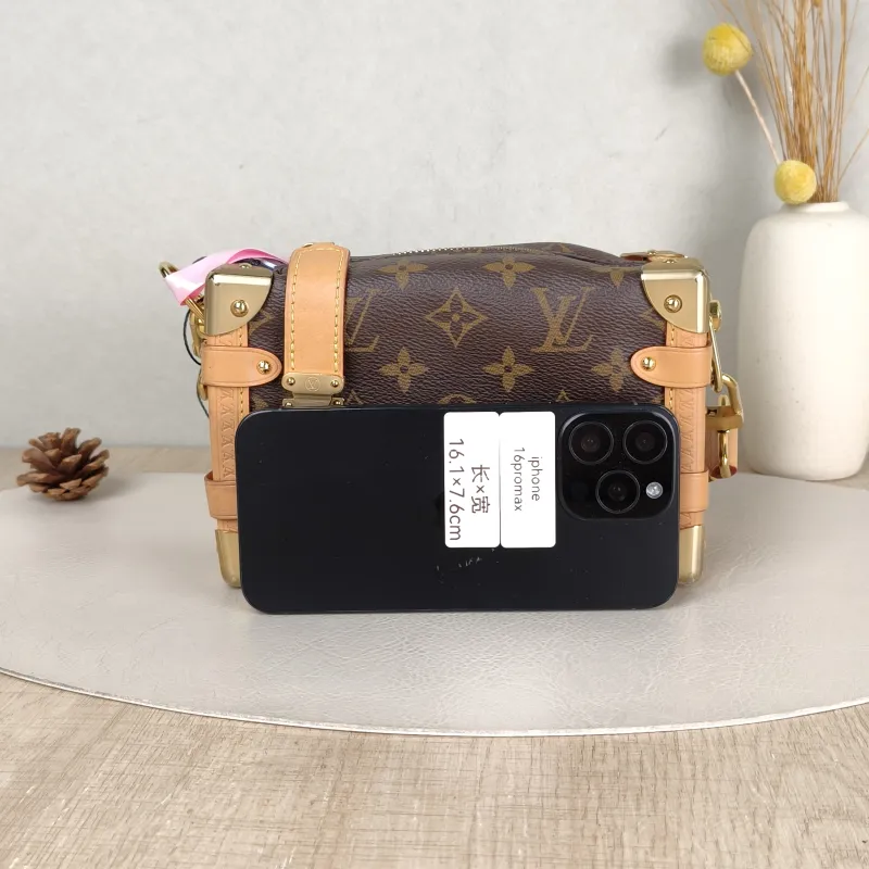 Louis Vuitton Crossbody Bag Side Trunk Box Monogram PVC Small 18 × 8 × 12.5 cm — cover view 5 of 5