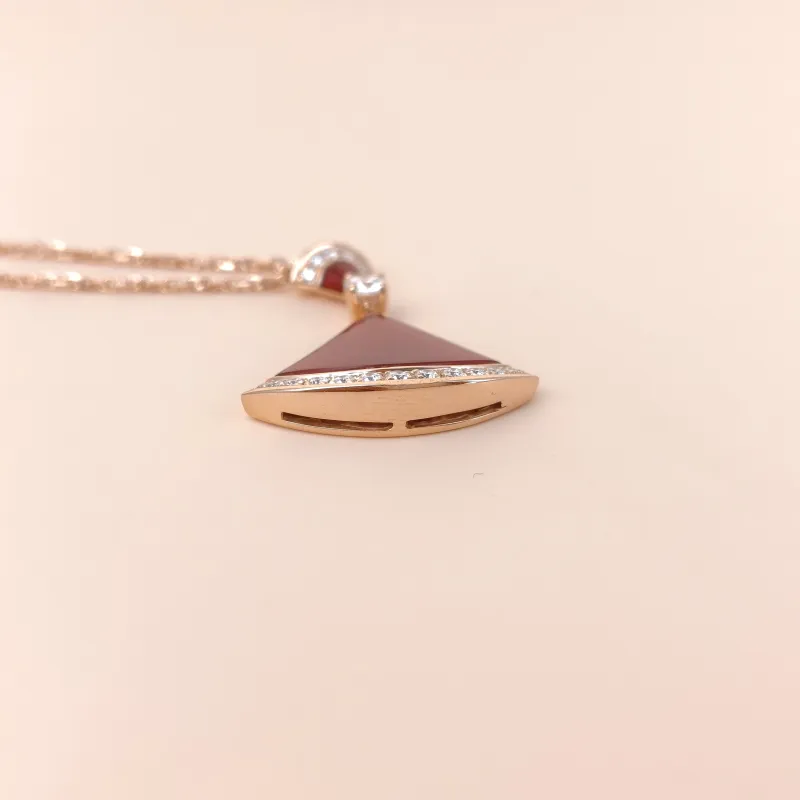 Bvlgari Necklace DIVAS’ DREAM Collection Pavé Diamond Diamond18KR ose Gold One Size2.8*41-43 — cover view 3 of 8