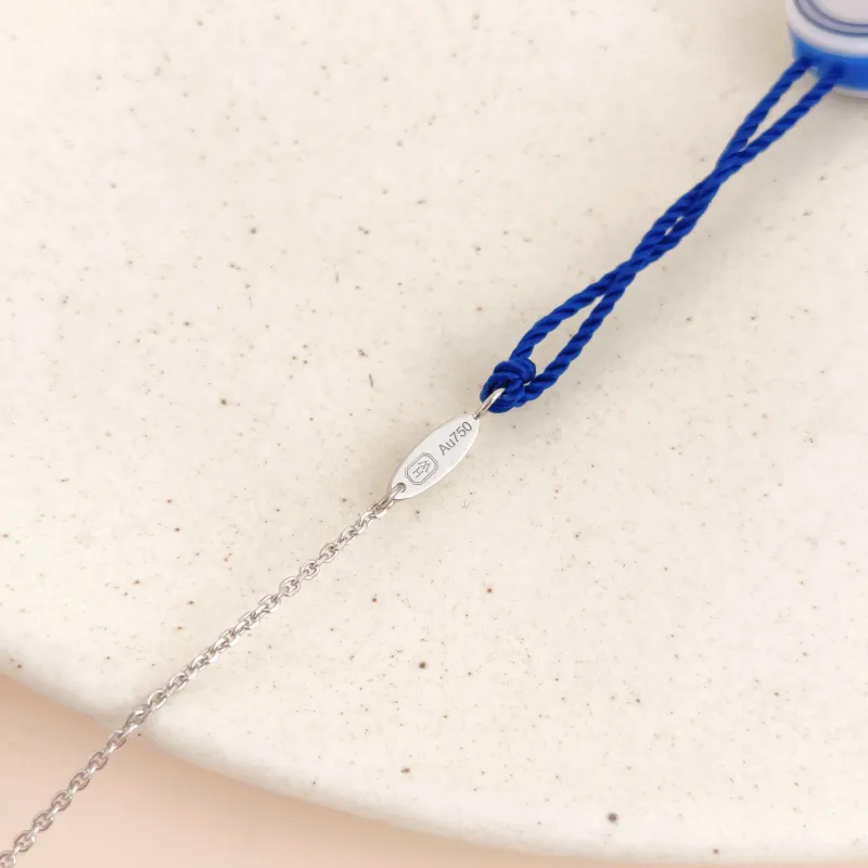 HARRY WINSTON Necklace HW Logo Necklace White Gold Diamond18KW hite Gold One Size40cm — cover view 3 of 7