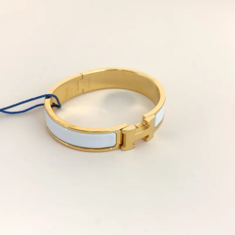 Hermès Bangle Clic HB angle White One Size16cm — cover view 2 of 7