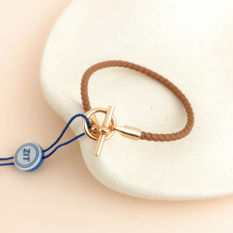 Hermès Bangle Glenan Q Bangle Brown One Size — cover view 3 of 6