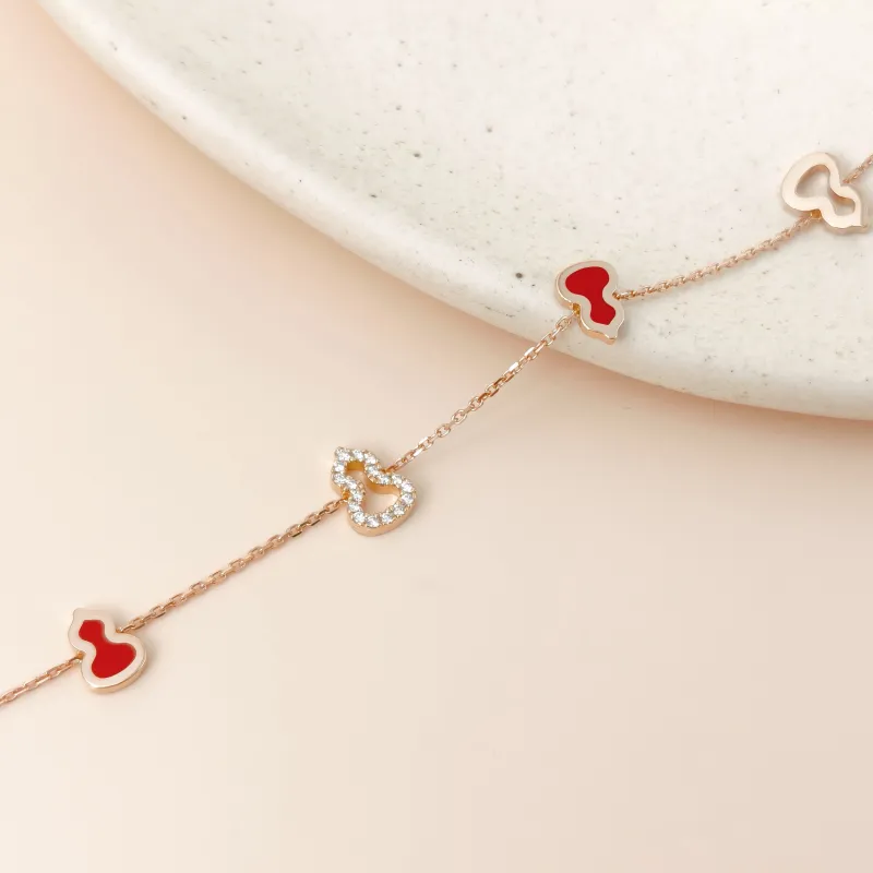 Qeelin Bracelet Wulu Collection Bracelet Diamond18KR ose Gold One Size 18cm โ cover view 8 of 9