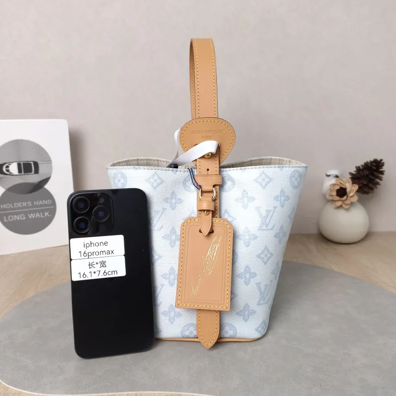 Louis Vuitton Top Handle Bag ALL IN BB Blue PVC BB 16 × 12 × 18 cm — cover view 2 of 5